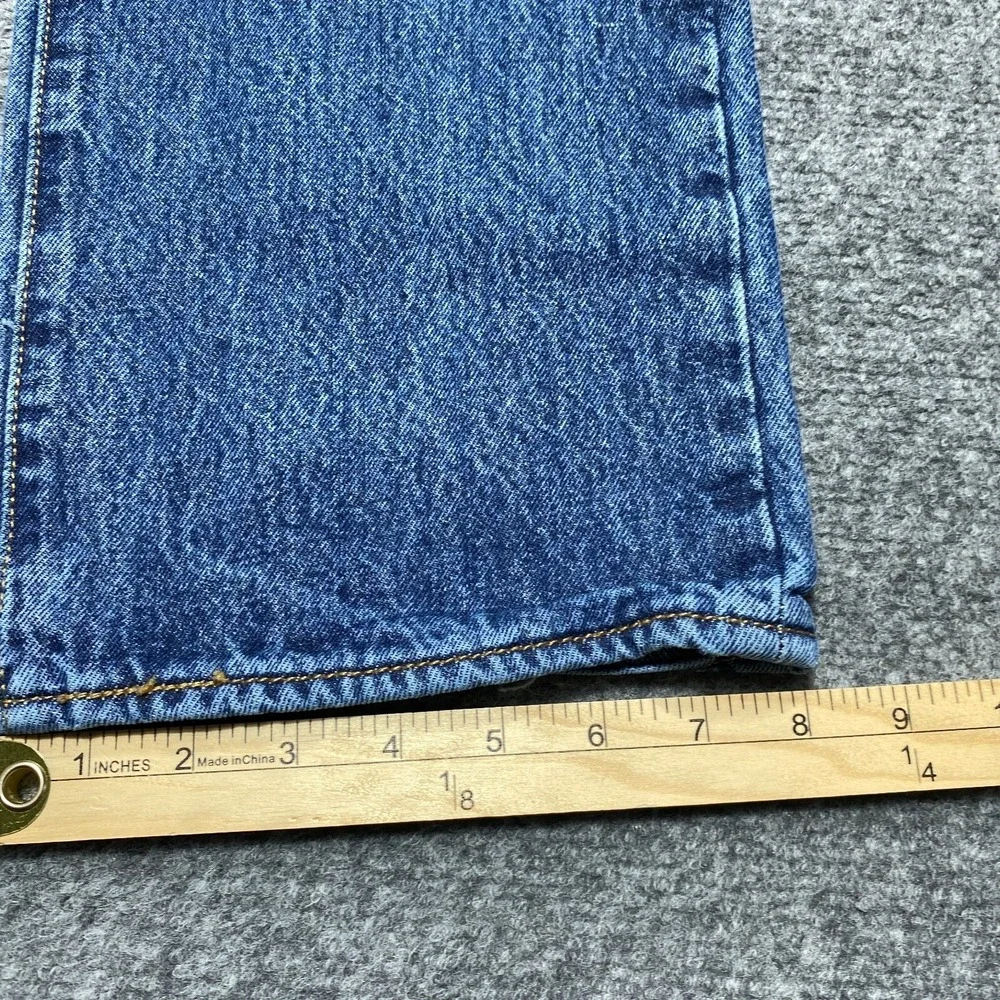 Levis Jeans Men 36x30 Blue 501 Button Fly Classic Straight Leg Medium Wash